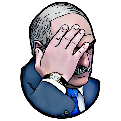 Telegram Sticker «Lukashenko» 🤦‍♀️
