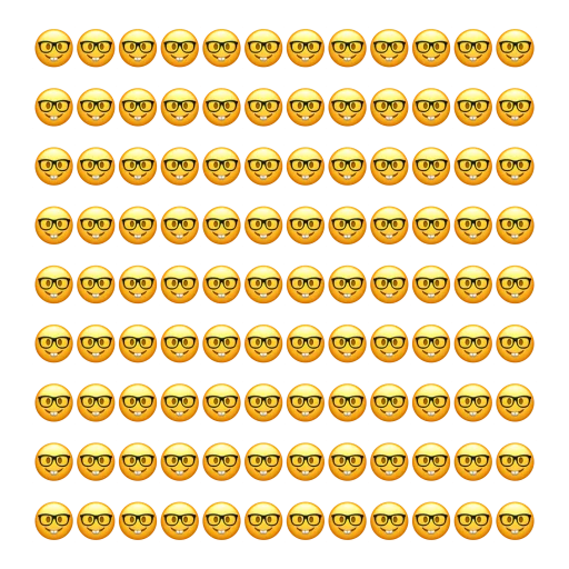 Стикер Emoji 🤓