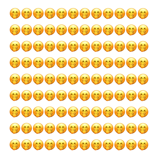 Стикер Emoji 🤭