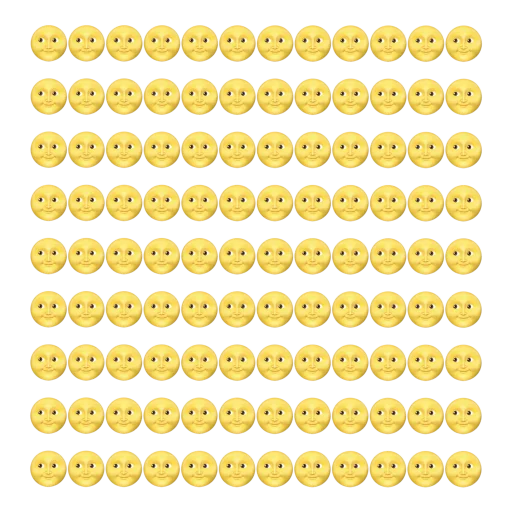 Стикер Emoji 🌝