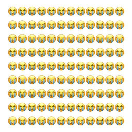 Стикер Emoji 😭