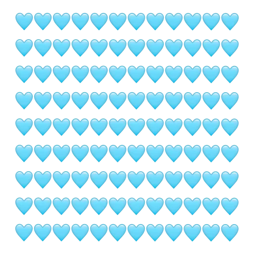 Telegram Sticker «Emoji» 🩵