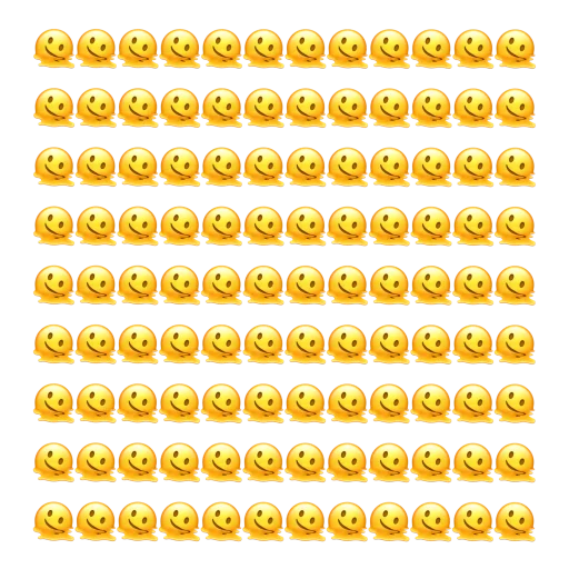 Стикер Emoji 🫠