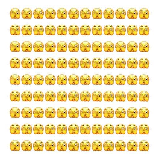 Telegram Sticker «Emoji» 🫣