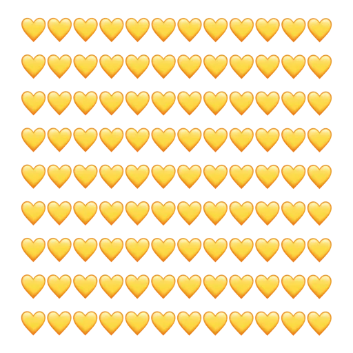 Стикер Emoji 💛