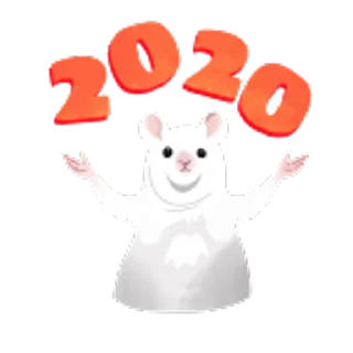 Lunar New Year 2020 emoji 🌈