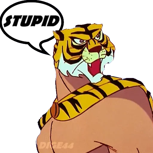 Tiger Man emoji 😖
