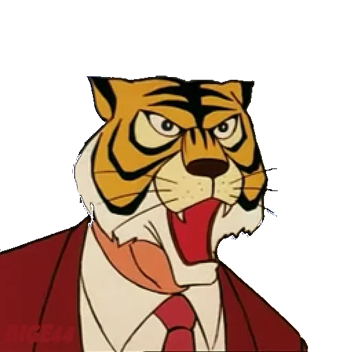 Telegram Sticker «Tiger Man» 🙂