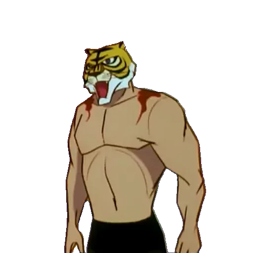 Telegram Sticker «Tiger Man» 🤕