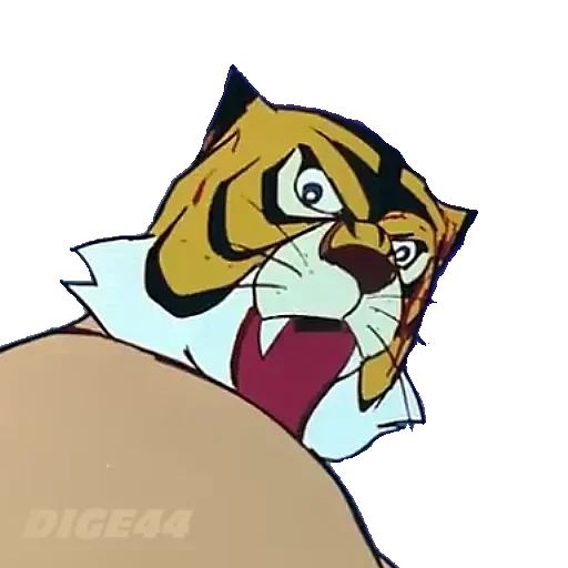 Стікер Telegram «Tiger Man» 😳