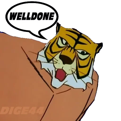 Эмодзи Tiger Man 👌
