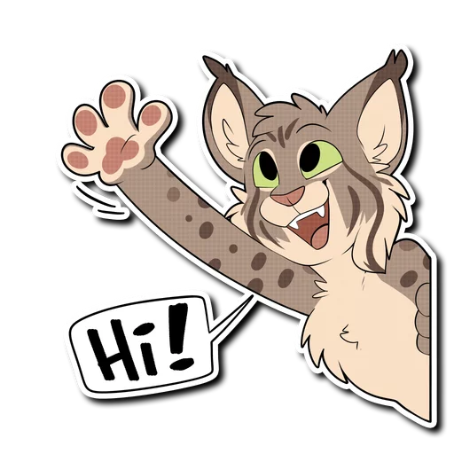 Lynx emoji 👋
