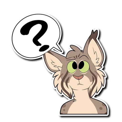 Telegram stiker «Lynx» ❓