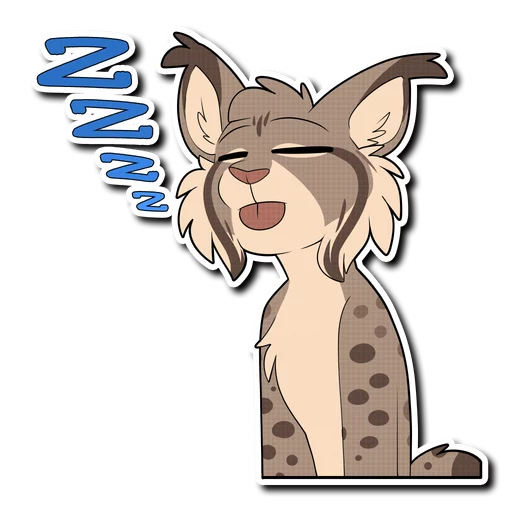Lynx emoji 💤