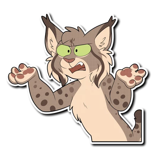 Lynx emoji 😤