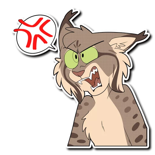 Lynx emoji 💢