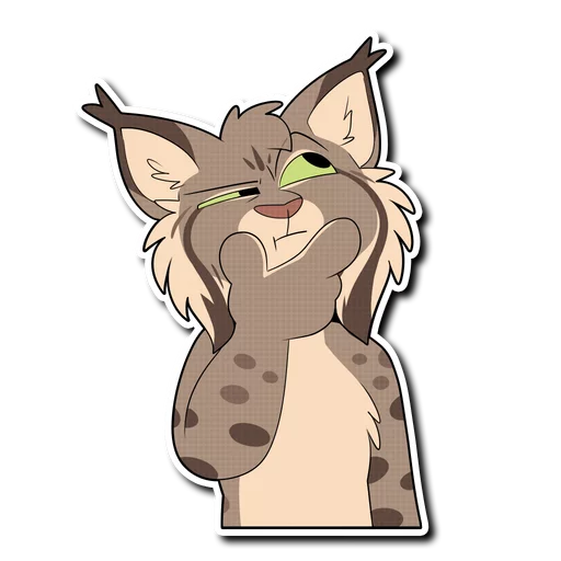 Lynx emoji 🤔
