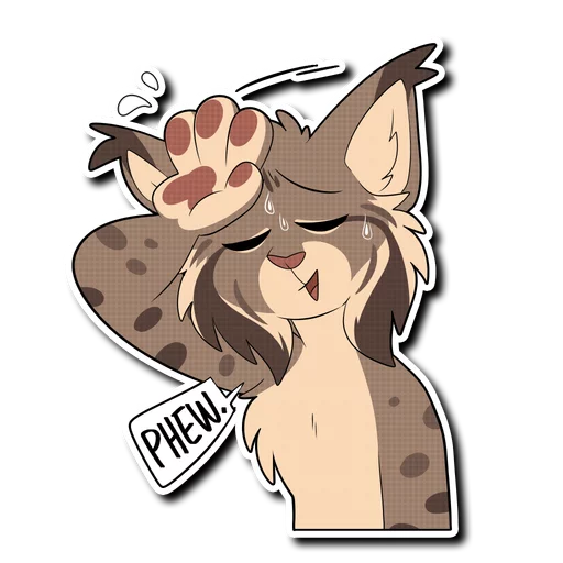 Lynx sticker 😞