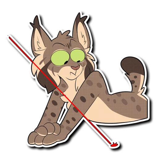 Telegram Sticker «Lynx» 😾
