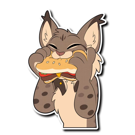 Lynx sticker 🍔