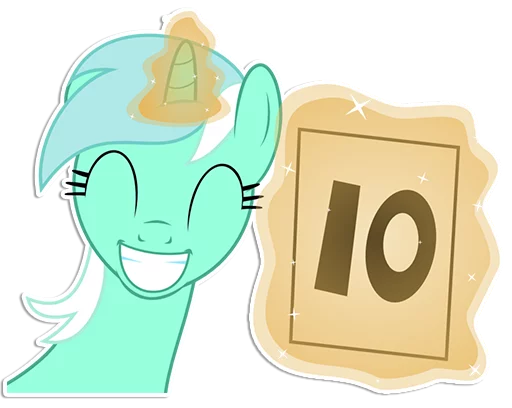 Telegram stiker «Lyra» 🔟