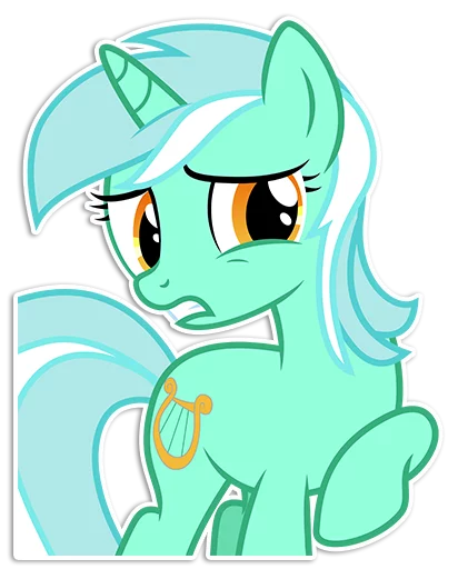 Telegram stiker «Lyra» 😮