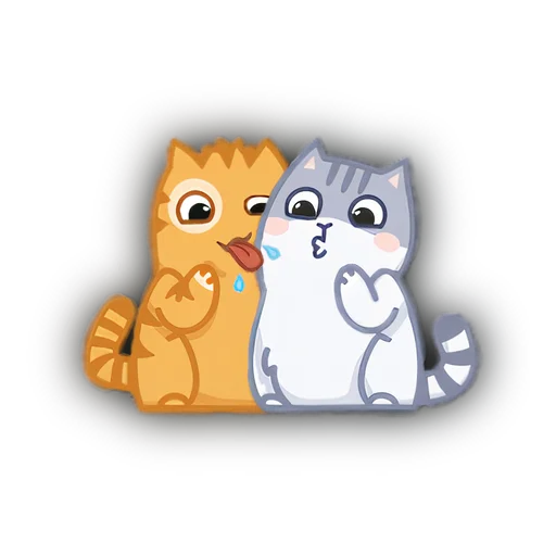Telegram Sticker «Коты из ВК» 😚