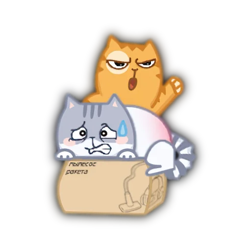 Telegram Sticker «Коты из ВК» 🐁