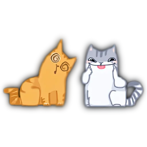 Telegram stiker «Коты из ВК» 💦