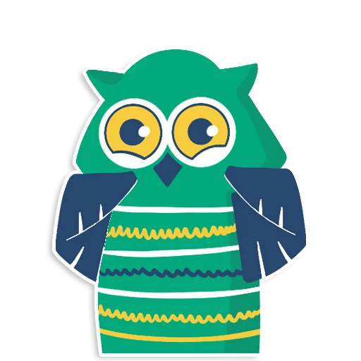 learnoff-owl stiker 😲