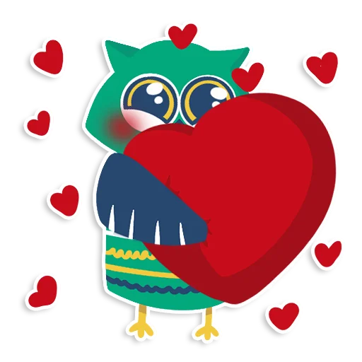 learnoff-owl emoji ❤️