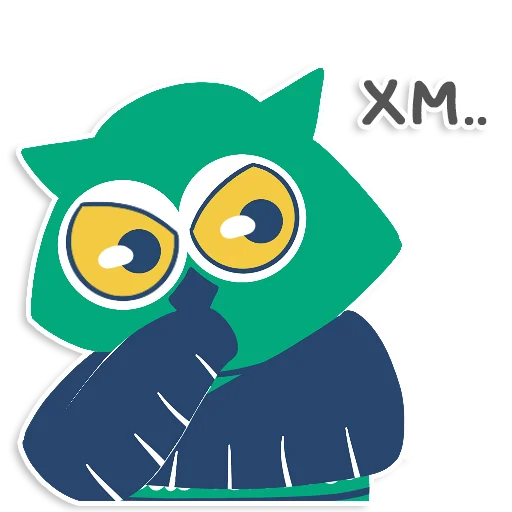 Telegram Sticker «learnoff-owl» 🧐