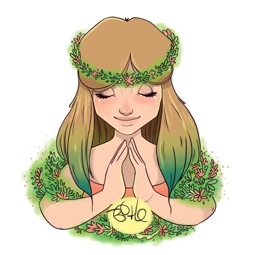 Telegram Sticker «Forest Fairy» 🤗