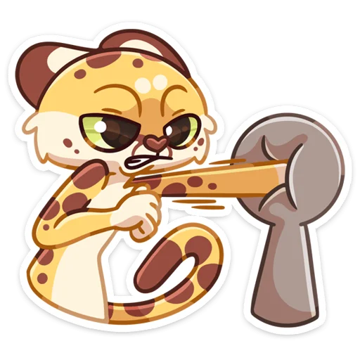 Telegram Sticker «Лекс» 👊