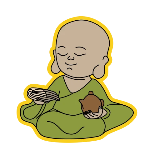 little buddha 🙏 emoji 🍵