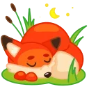 Эмодзи телеграм Little Fox 