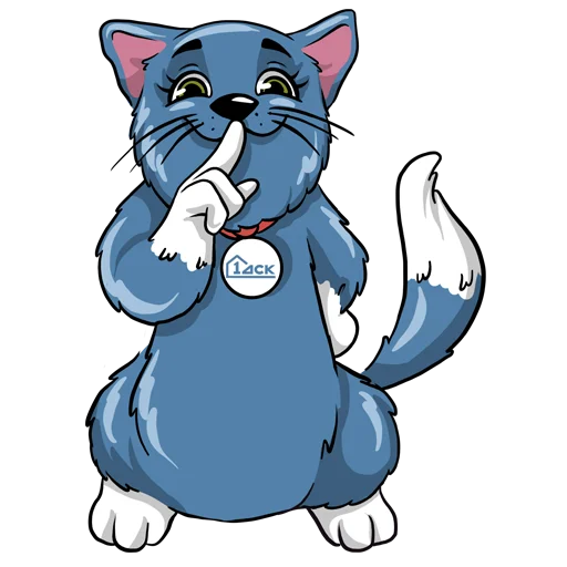 Telegram Sticker «Кошка Лили» 🤫
