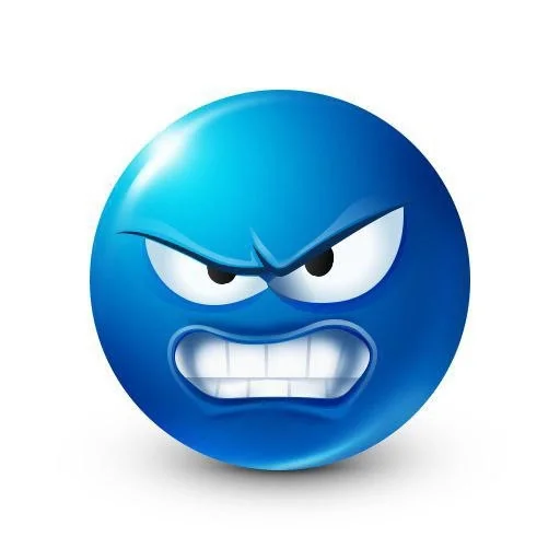 синий челик  emoji 😡