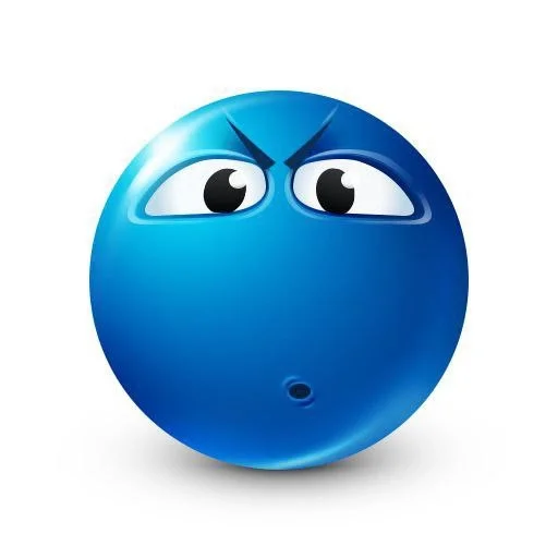 синий челик  emoji 😮