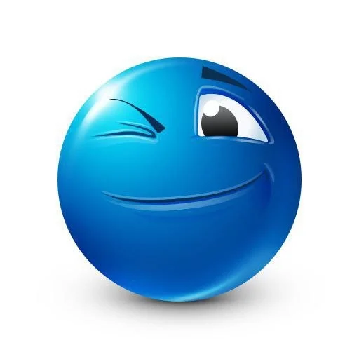 синий челик emoji 😉