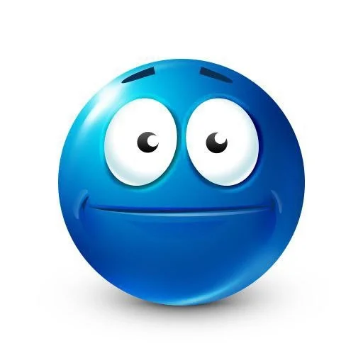 синий челик emoji 😐
