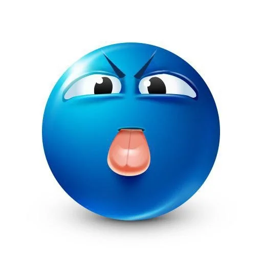 синий челик  emoji 😝