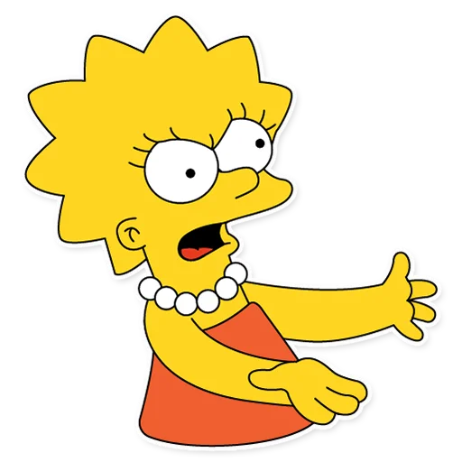 Telegram Sticker «Lisa Simpson» 🤬