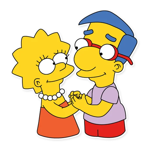 Telegram Sticker «Lisa Simpson» 💑