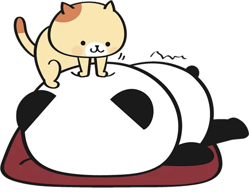 Telegram Sticker «Little panda» 😞