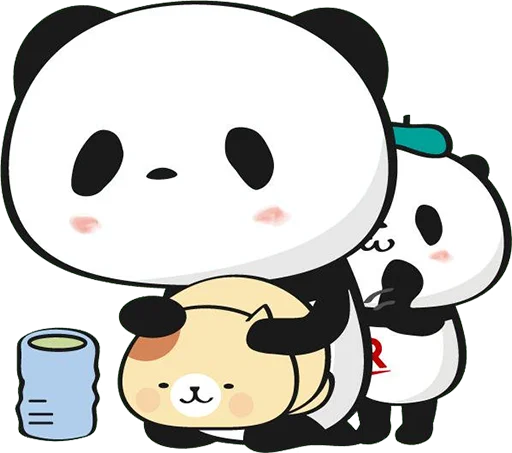 Стикер Telegram «Little panda » 🙂