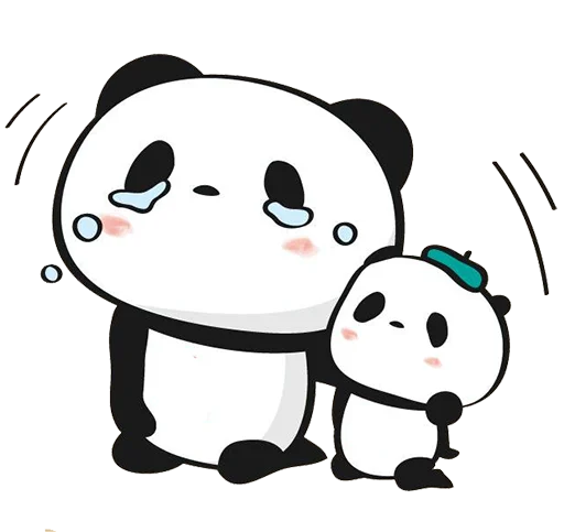 Эмодзи Little panda 😭