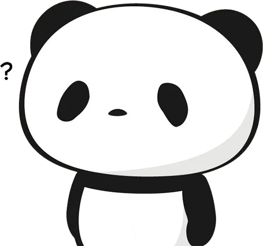 Эмодзи Little panda 😶