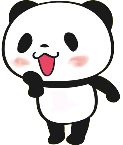 Little panda emoji 😲