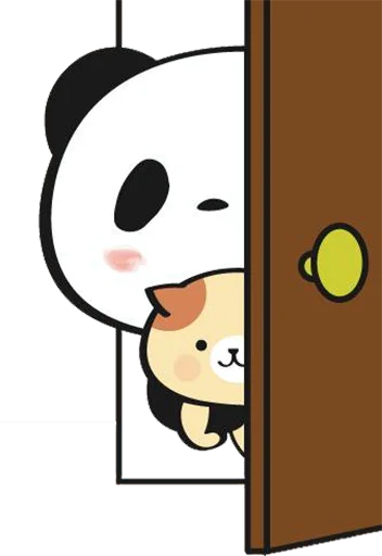 Эмодзи Little panda 👀